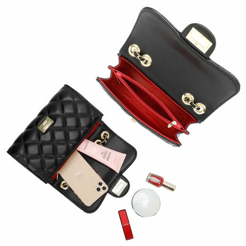 Image of Sac bandoulière noir pour femme Delights