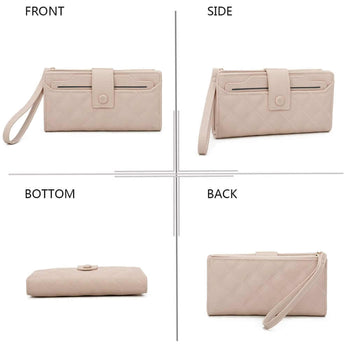Image of Vegan Leather Button Pouch