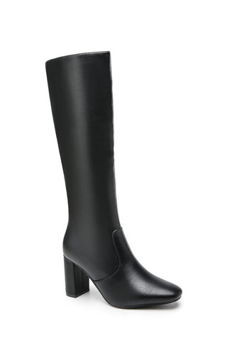 Image of Black Long High Heels Boots