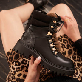 Bottines style rangers fourrées - Gallantry Shop
