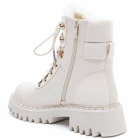 Image of Bottines style rangers fourrées - Gallantry Shop