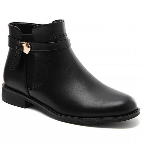 Image of Bottines à boucle doré - Gallantry Shop