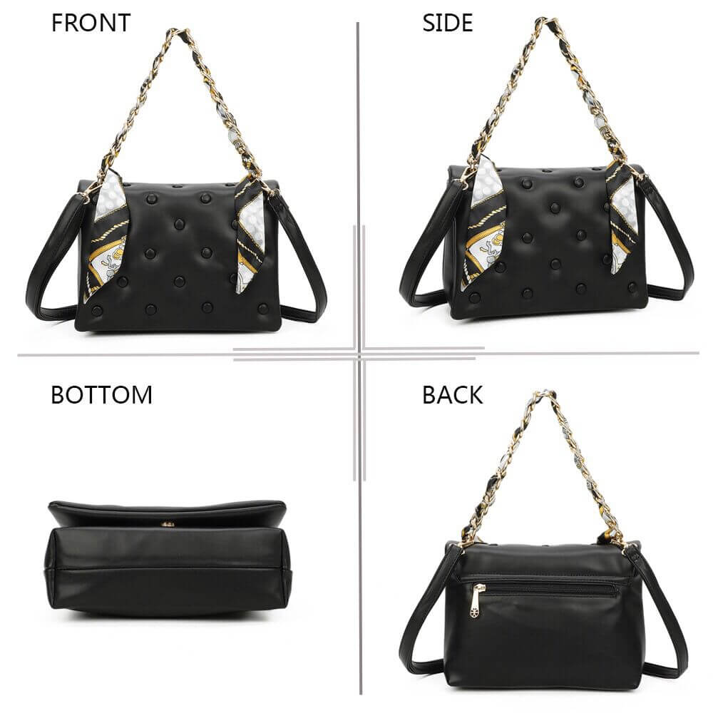 Small Scarf Chain Handbag - Gallantry Shop
