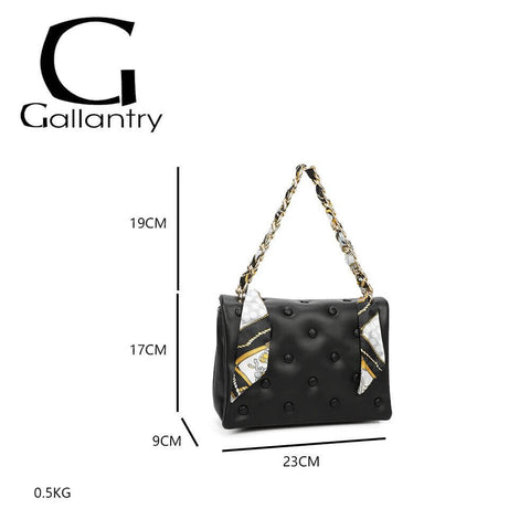 Image of Small Scarf Chain Handbag - Gallantry Shop