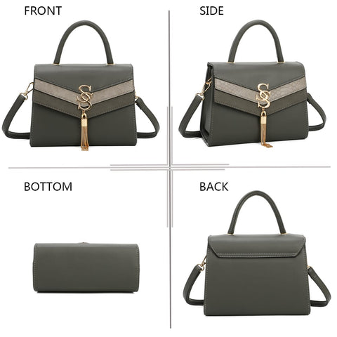 Image of Decorative Shoulder Bag With S Buckle - Gallantry Shop