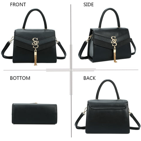 Image of Decorative Shoulder Bag With S Buckle - Gallantry Shop