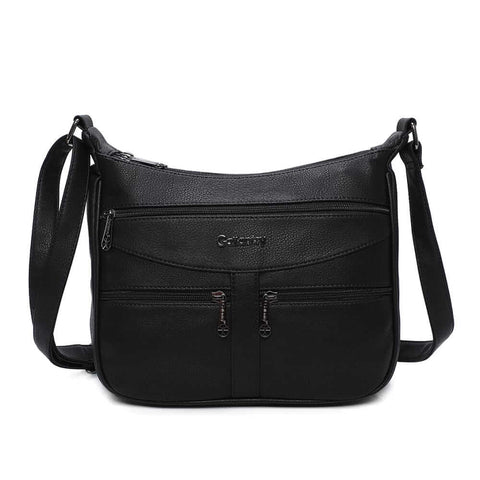 Image of Crossbody Trippel Zip Style Bag - Gallantry Shop