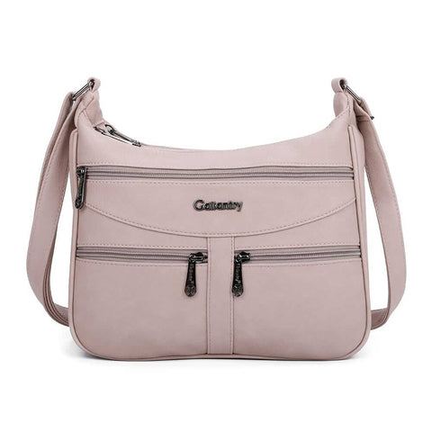 Image of Crossbody Trippel Zip Style Bag - Gallantry Shop