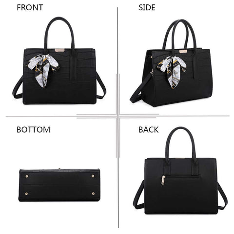 Image of Handbag with removable scarf - Gallantry Shop