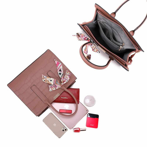Image of Handbag with removable scarf - Gallantry Shop