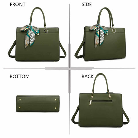 Image of Scarf Decor Handbag - Gallantry Shop