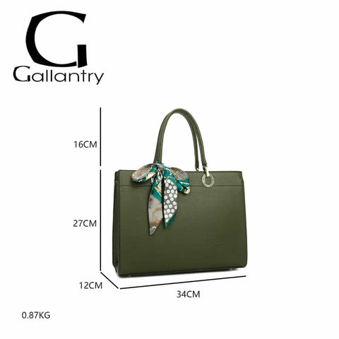 Image of Scarf Decor Handbag - Gallantry Shop