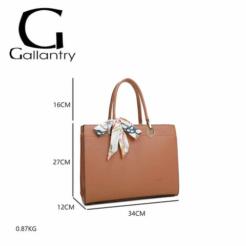 Image of Scarf Decor Handbag - Gallantry Shop