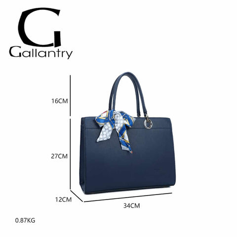 Image of Scarf Decor Handbag - Gallantry Shop