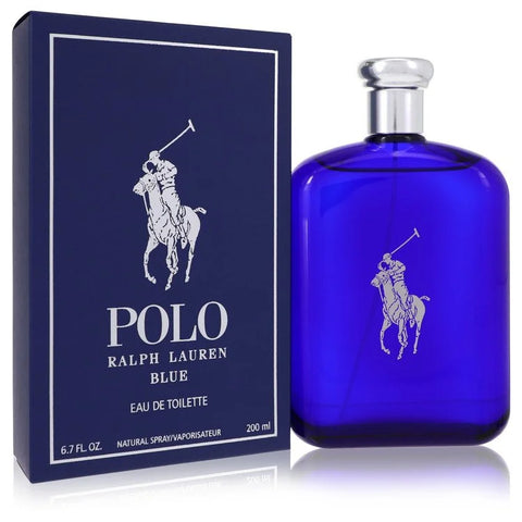 Image of Ralph Lauren - Polo Blue - Eau de Toilette - Men's Cologne - Aquatic & Fresh - With Citrus, Sage, and Suede - Medium Intensity, 75ml, 100, 200ml