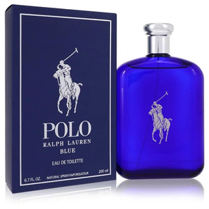 Ralph Lauren - Polo Blue - Eau de Toilette - Men's Cologne - Aquatic & Fresh - With Citrus, Sage, and Suede - Medium Intensity, 75ml, 100, 200ml