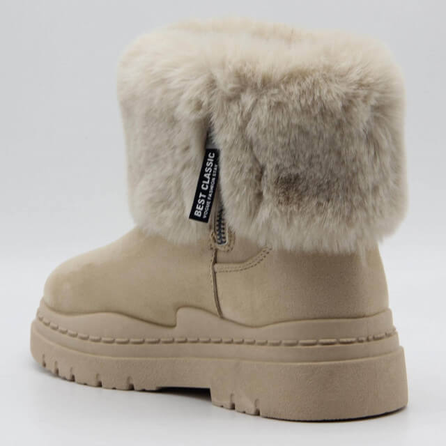 Boots fourrées en suédine - Gallantry Shop