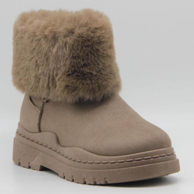 Boots fourrées en suédine - Gallantry Shop