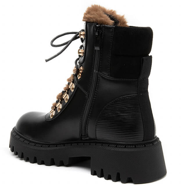 Bottines style rangers fourrées - Gallantry Shop