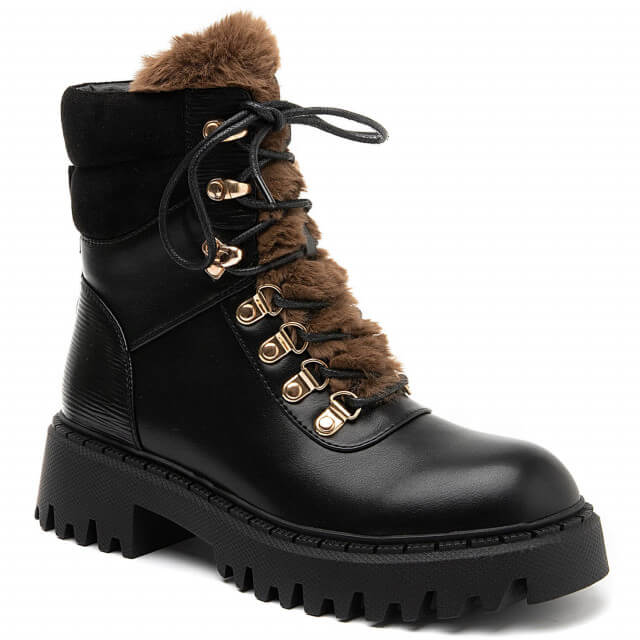 Bottines style rangers fourrées - Gallantry Shop