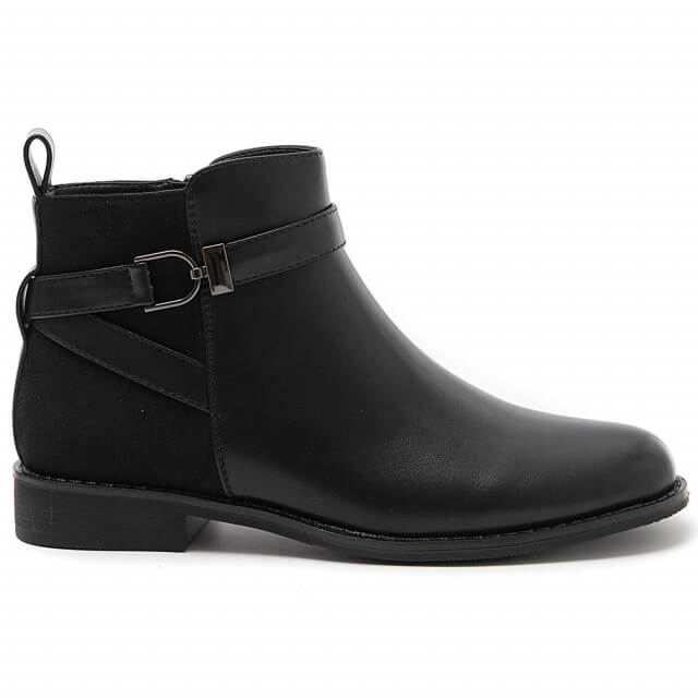 Bottines bi-matières - Gallantry Shop