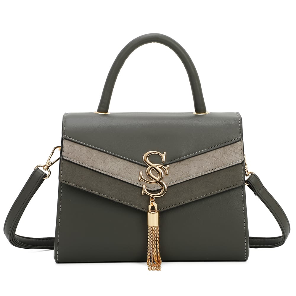 Decorative Shoulder Bag With S Buckle - Gallantry Shop