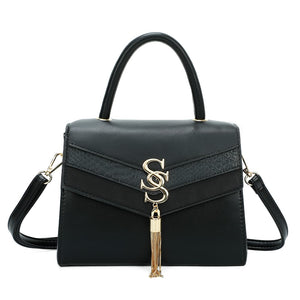 Decorative Shoulder Bag With S Buckle