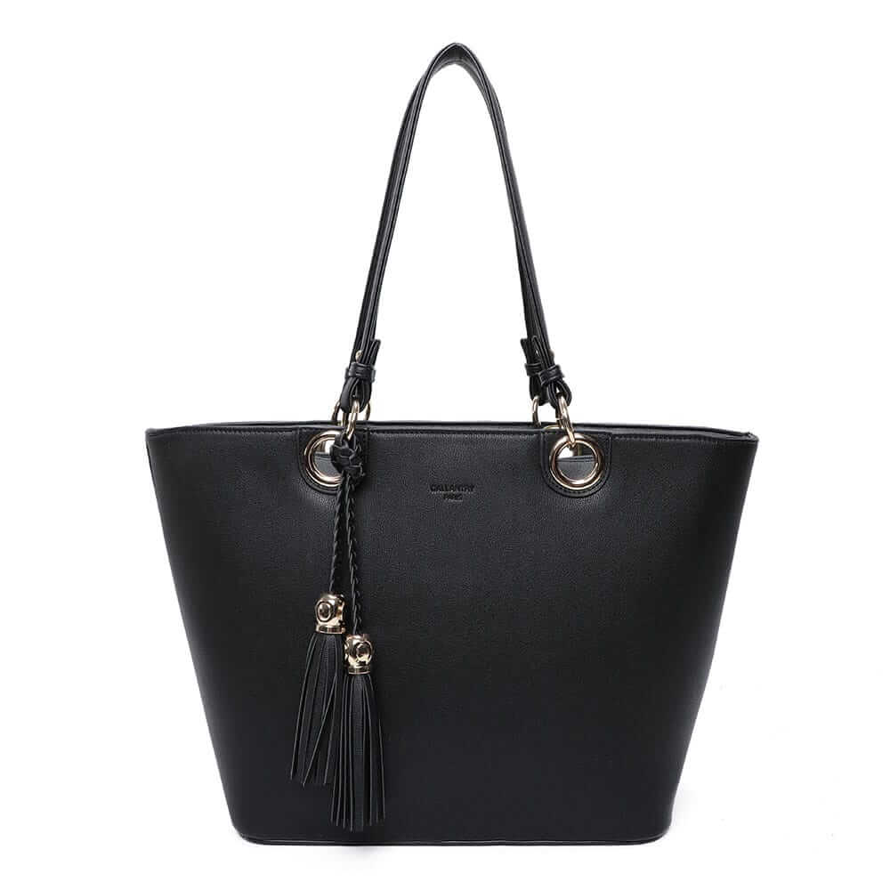 Cabas Handbags with braided pompoms - Gallantry Shop