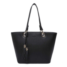 Cabas Handbags with braided pompoms - Gallantry Shop