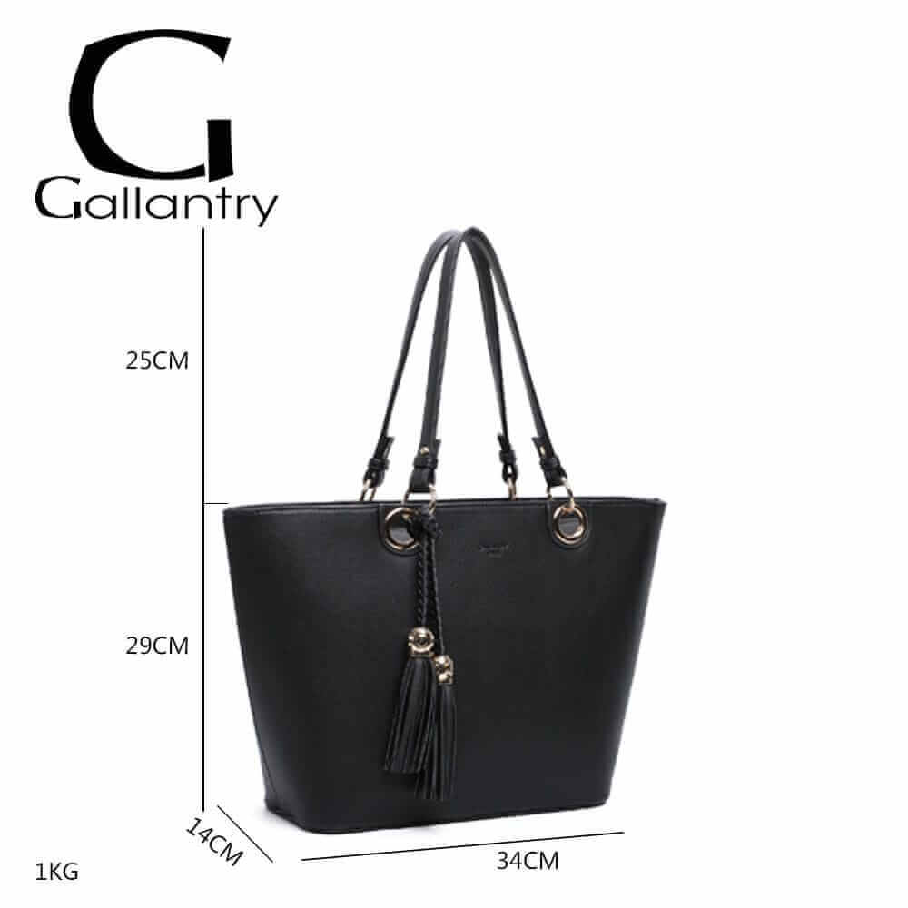 Cabas Handbags with braided pompoms - Gallantry Shop