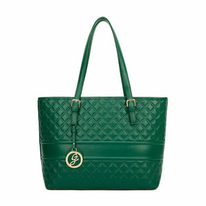 Gallantry™ Large Quilted Tote Handbag With Chain Bangle