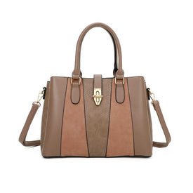 Elegant bi-material handbag - Gallantry Shop