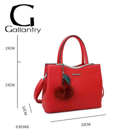 Sac porte-clés à pompon