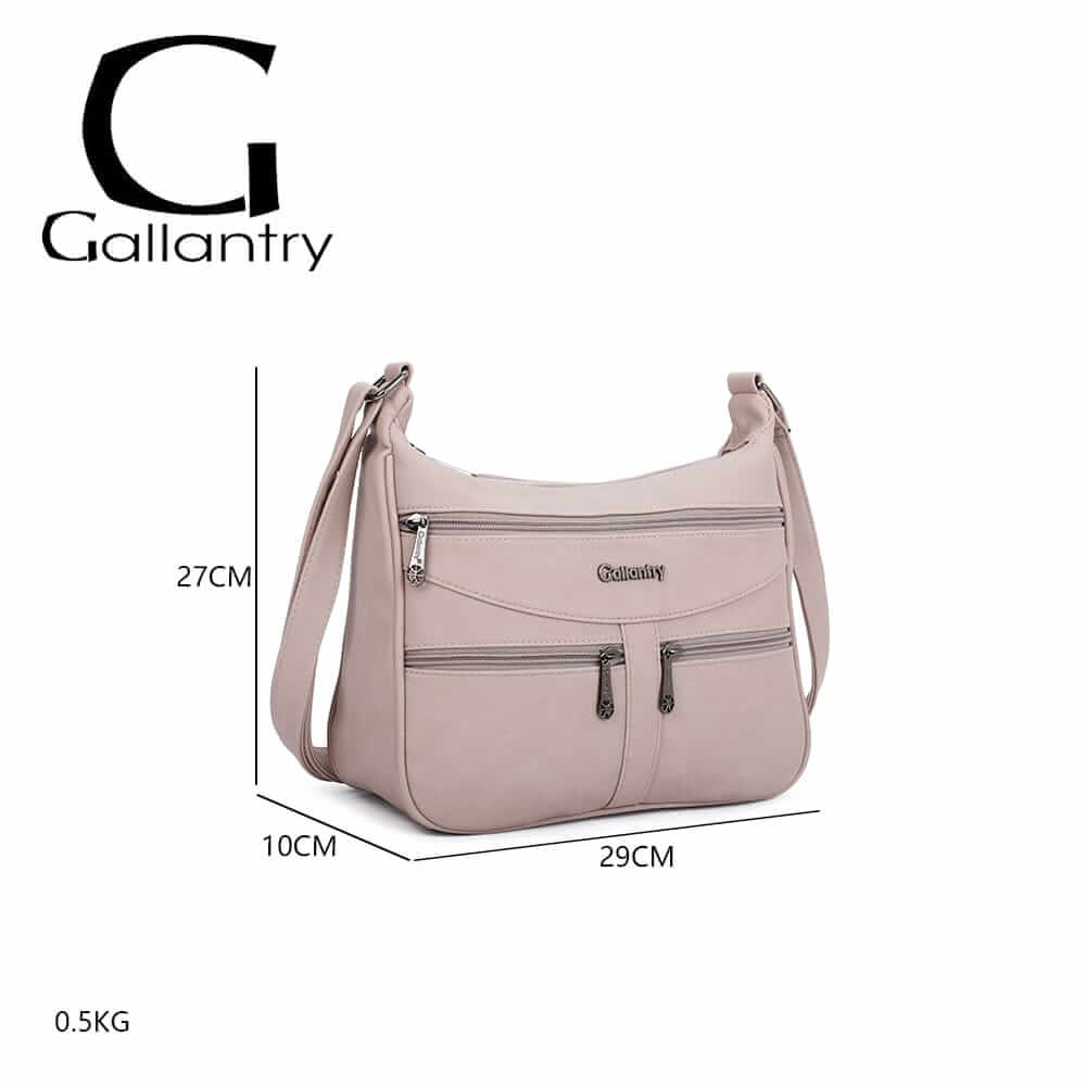 Crossbody Trippel Zip Style Bag - Gallantry Shop