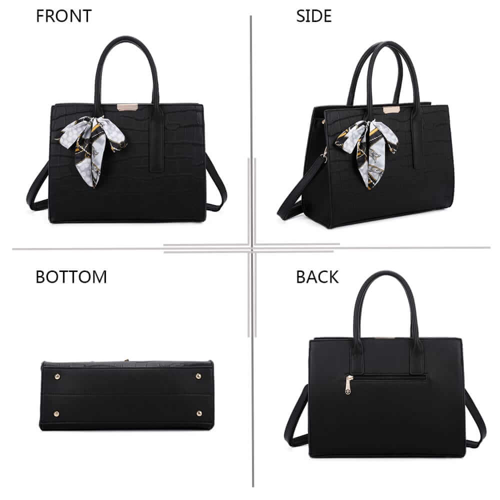 Handbag with removable scarf - Gallantry Shop