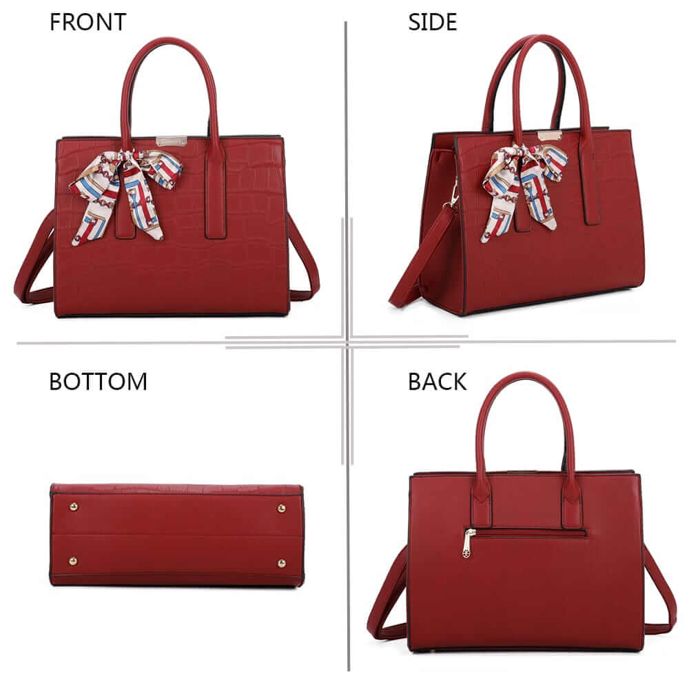 Handbag with removable scarf - Gallantry Shop