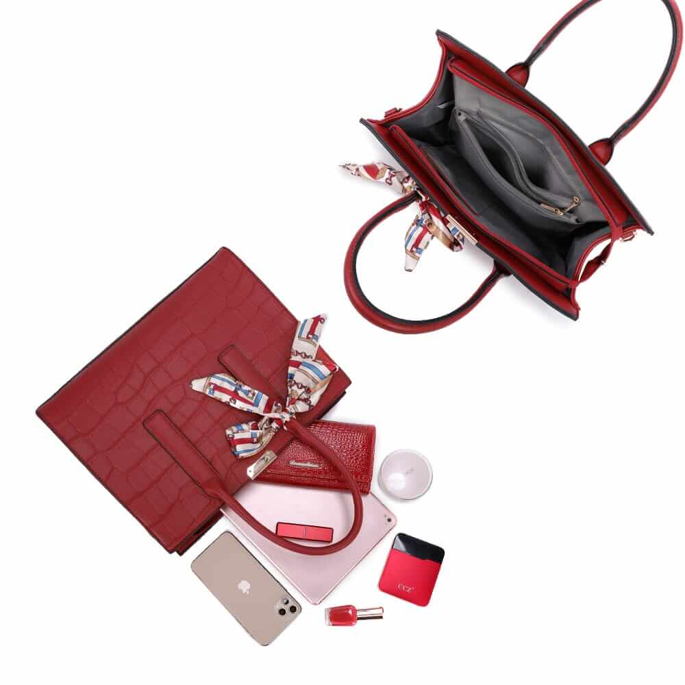 Handbag with removable scarf - Gallantry Shop