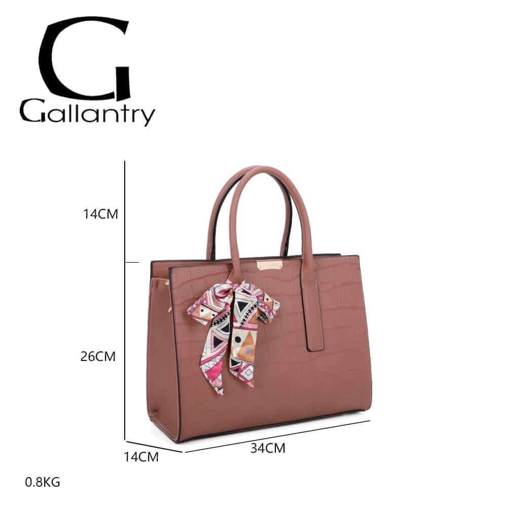 Handbag with removable scarf - Gallantry Shop