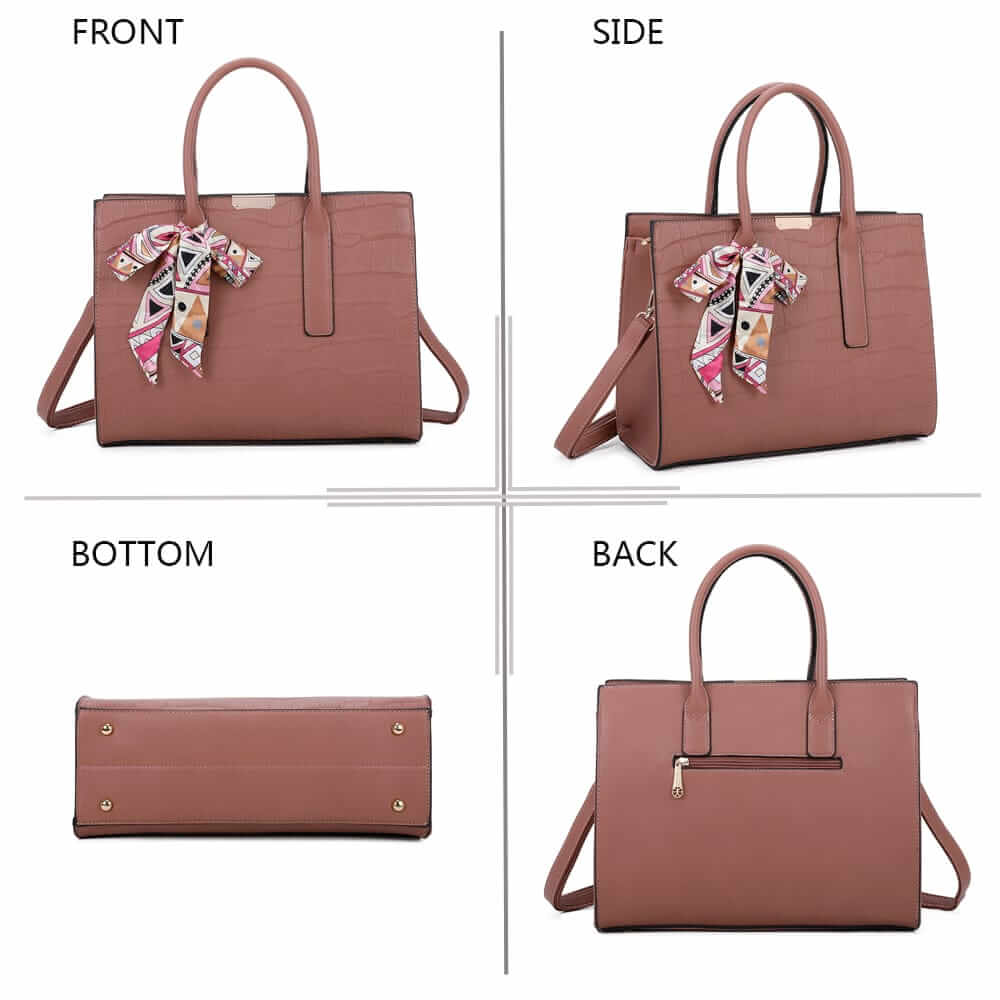 Handbag with removable scarf - Gallantry Shop