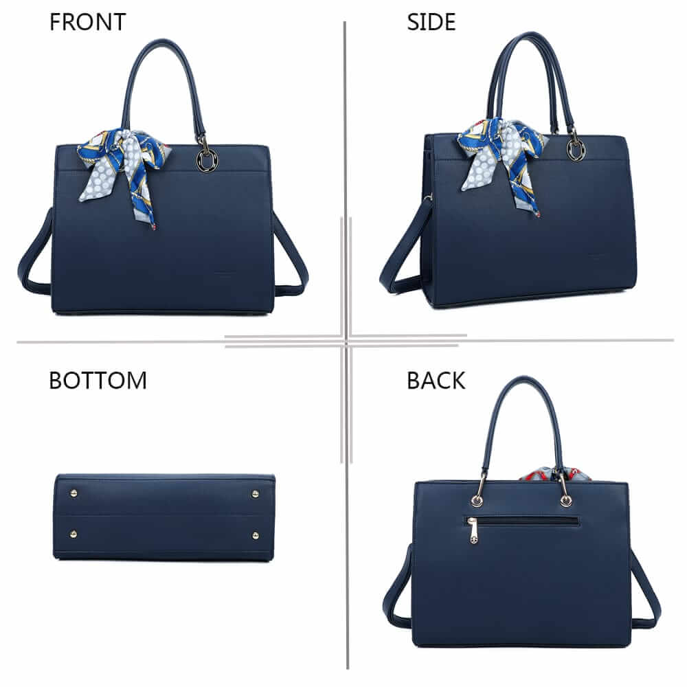 Scarf Decor Handbag - Gallantry Shop