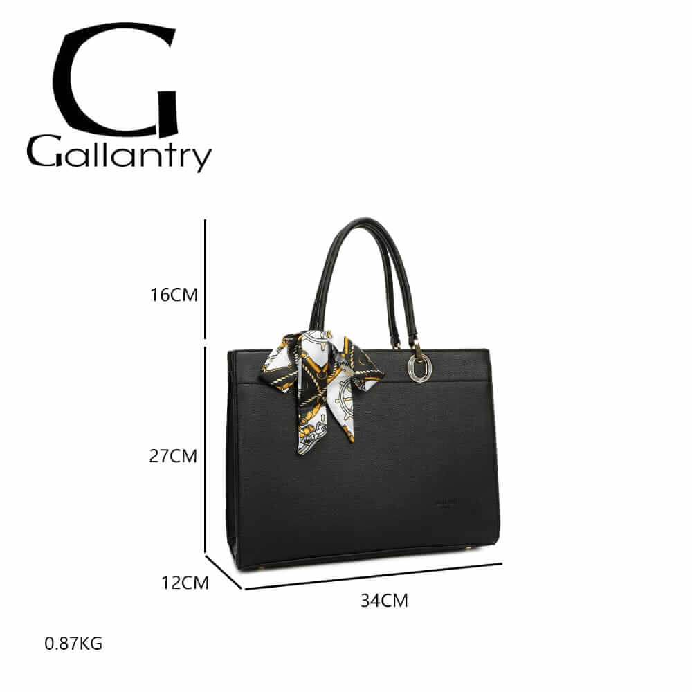 Scarf Decor Handbag - Gallantry Shop