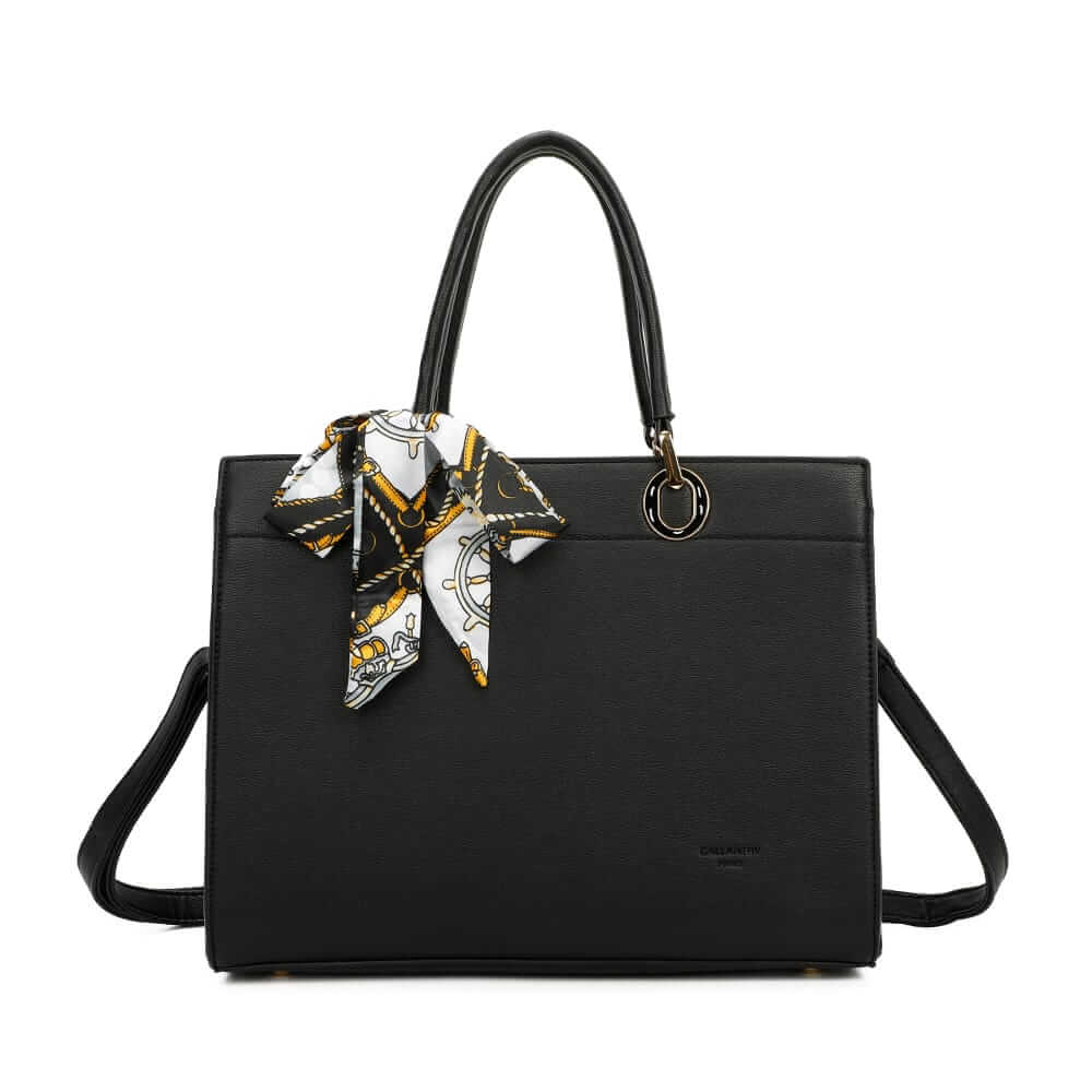 Scarf Decor Handbag - Gallantry Shop