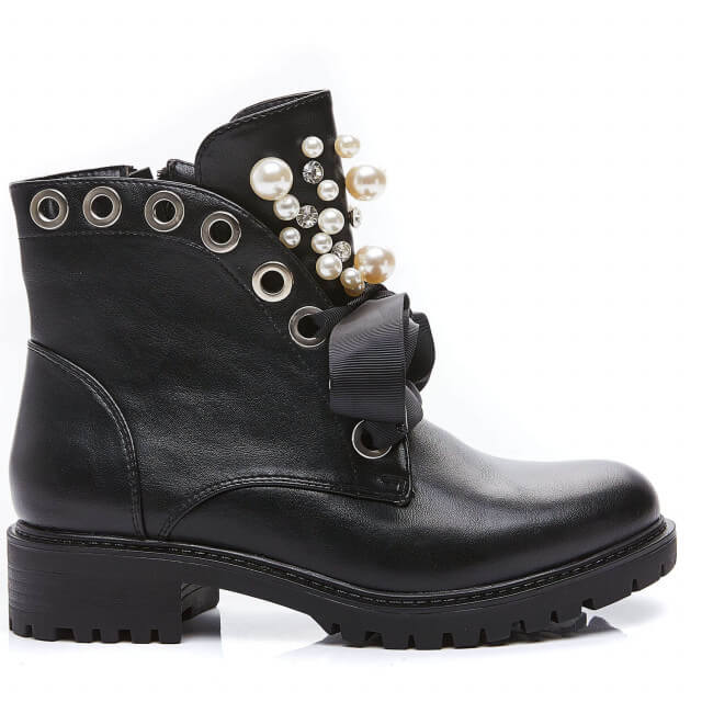 Bottines rangers perles sale